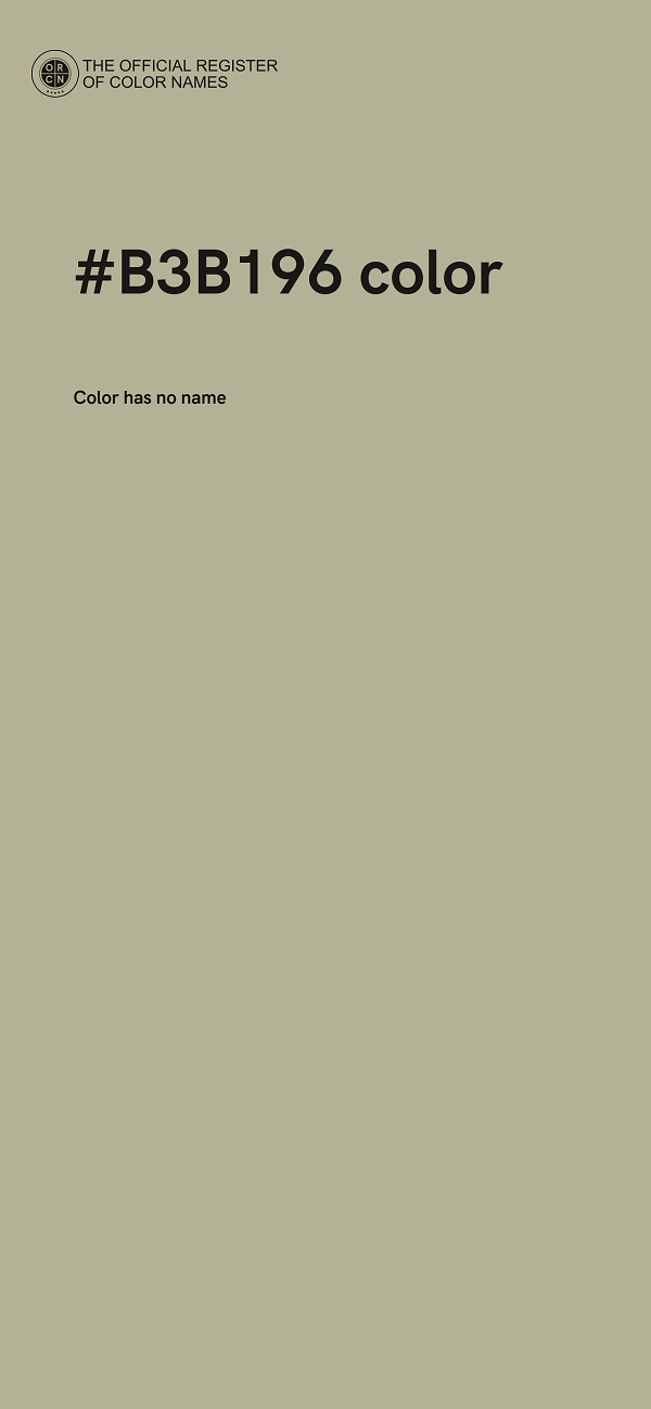 #B3B196 color image