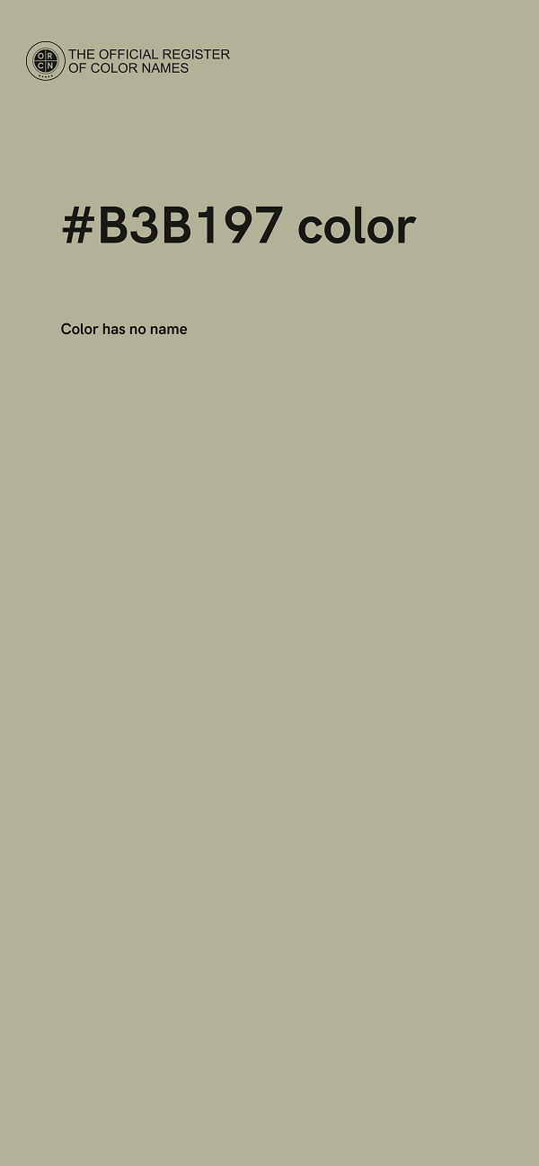 #B3B197 color image