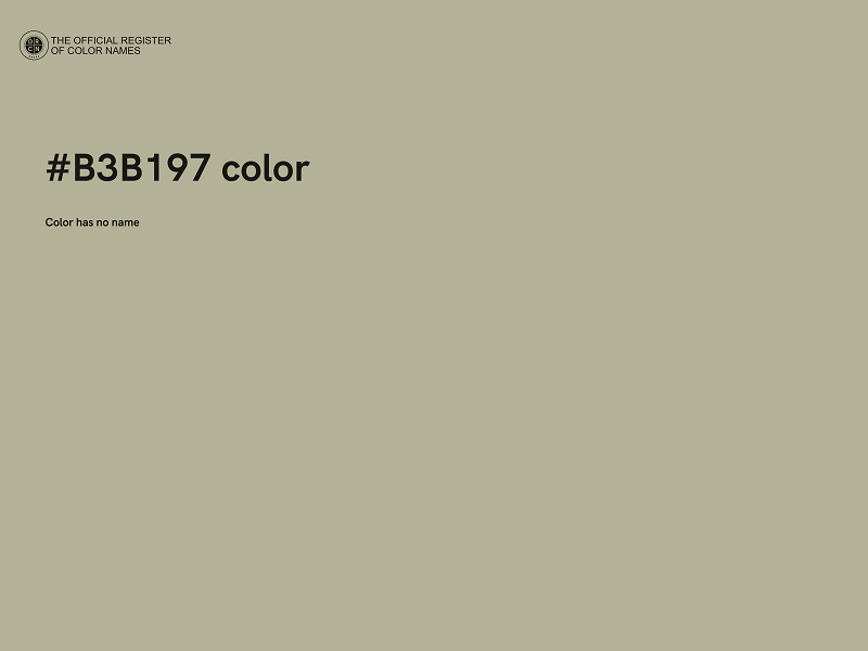 #B3B197 color image