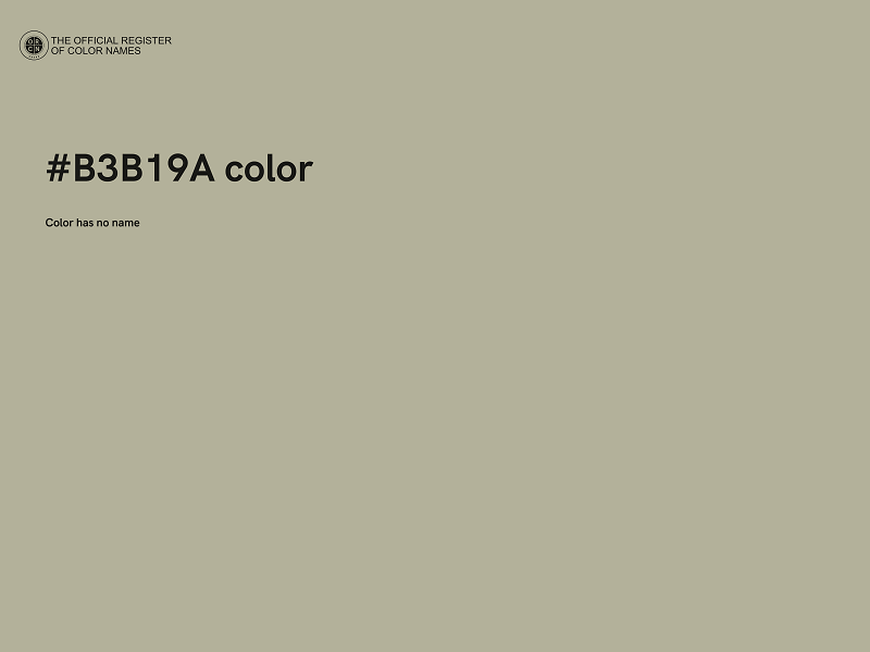 #B3B19A color image