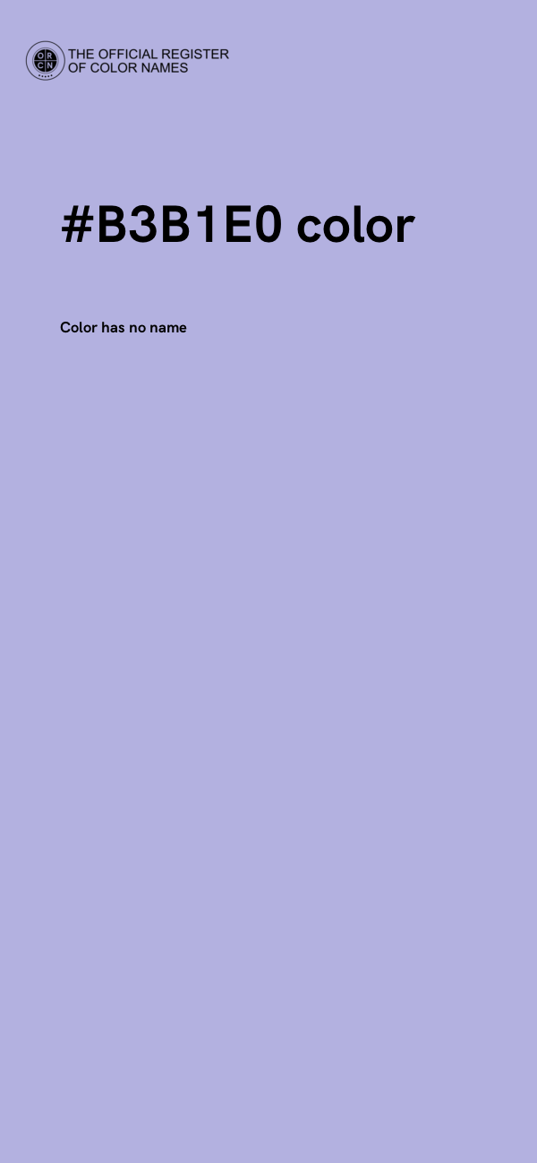 #B3B1E0 color image