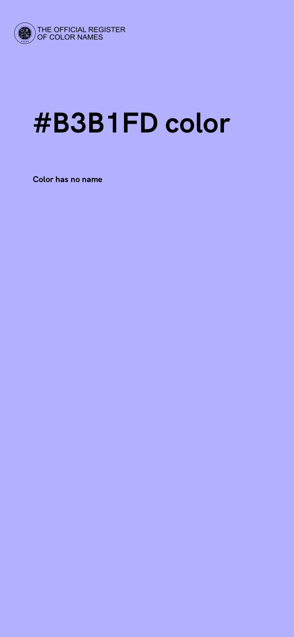 #B3B1FD color image