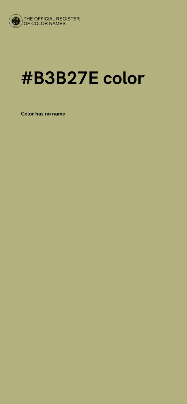 #B3B27E color image