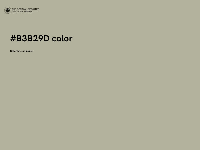 #B3B29D color image