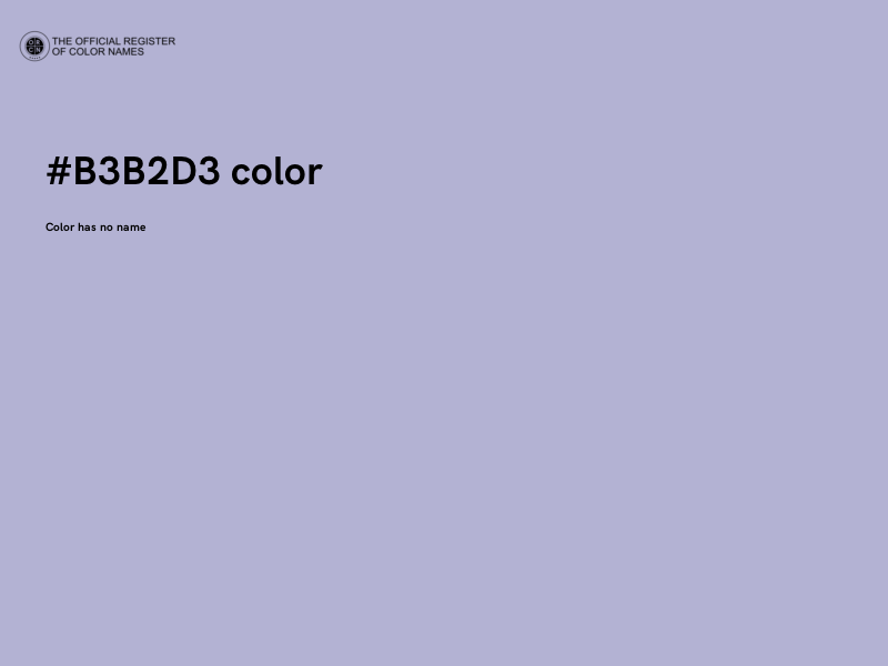 #B3B2D3 color image