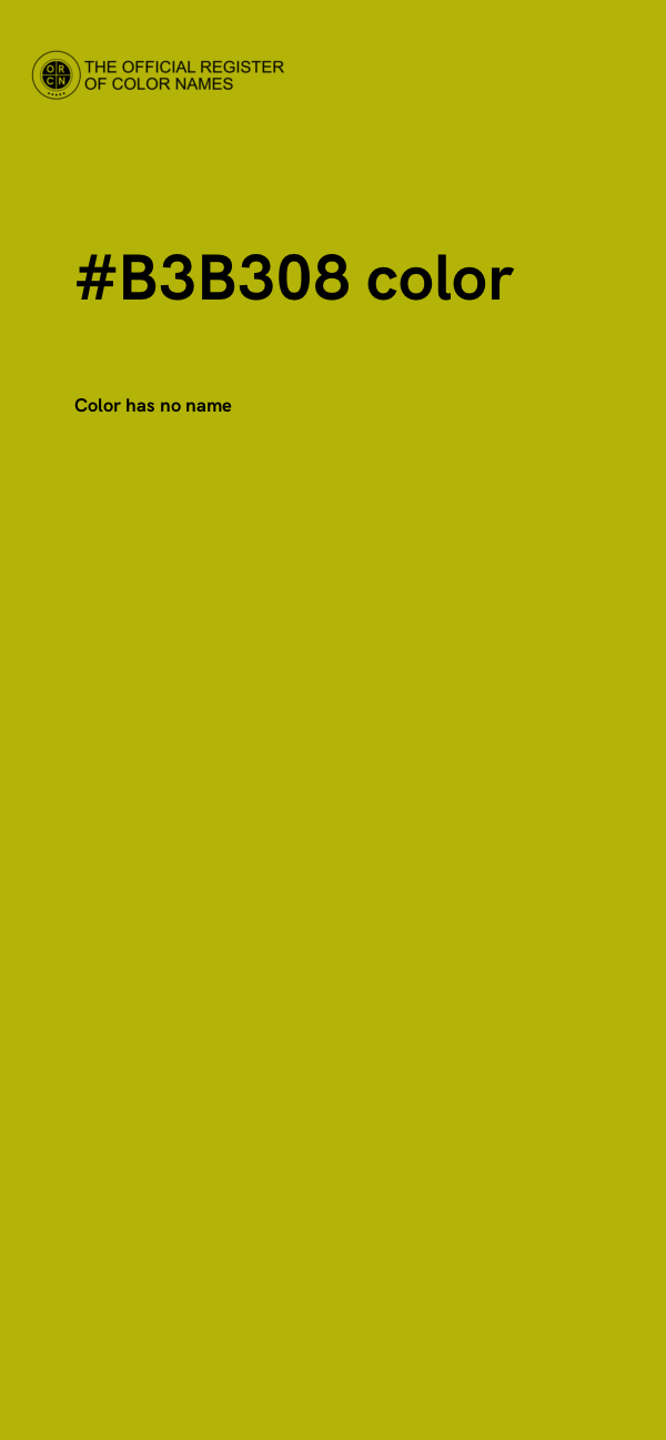 #B3B308 color image
