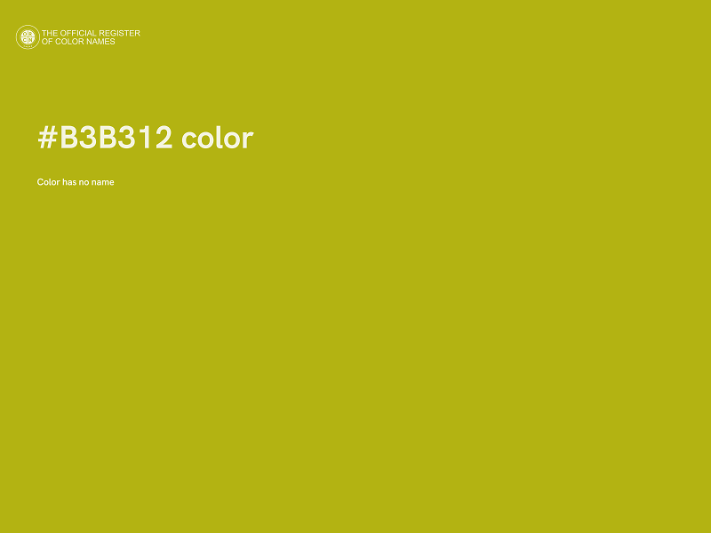 #B3B312 color image