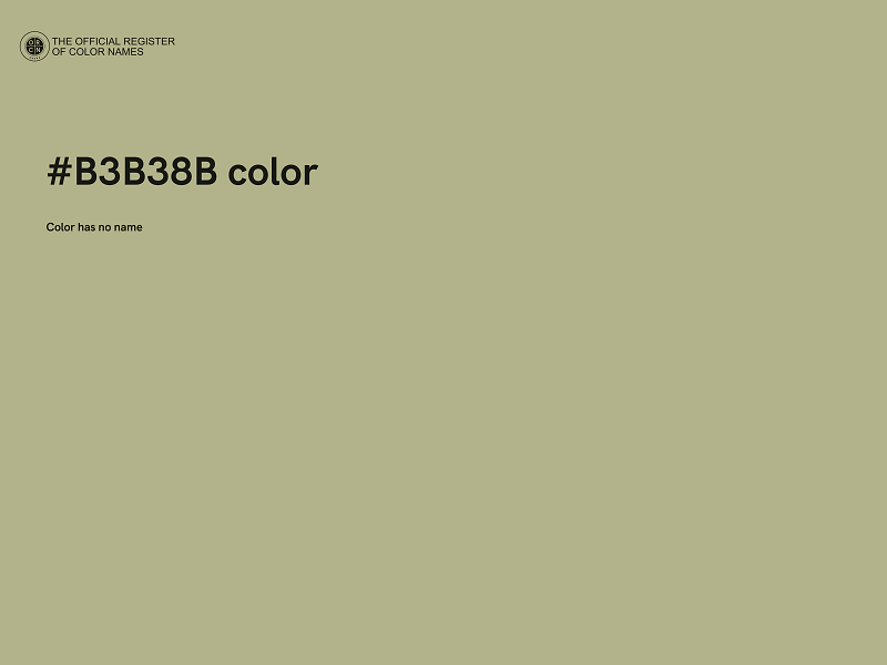 #B3B38B color image