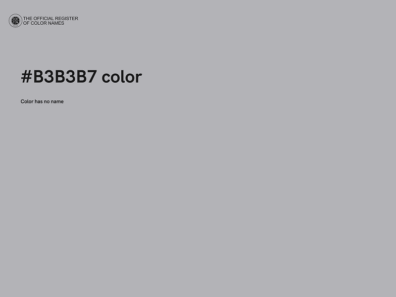 #B3B3B7 color image