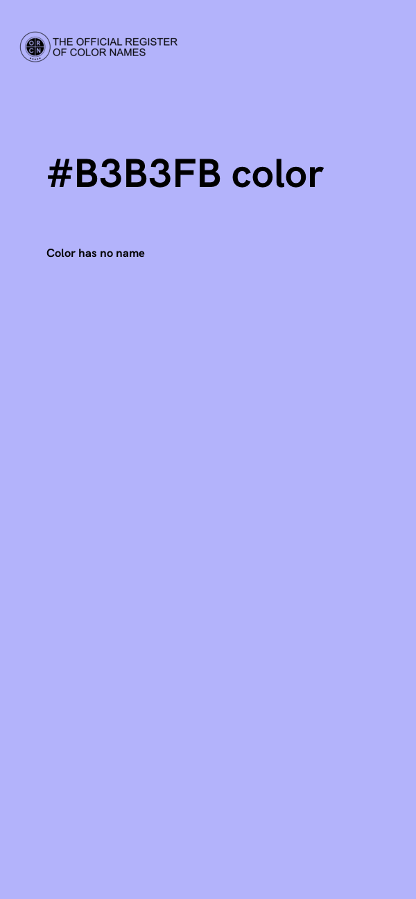 #B3B3FB color image