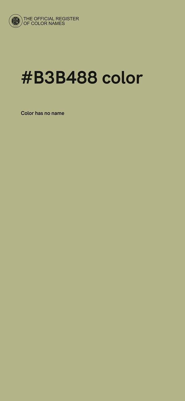 #B3B488 color image
