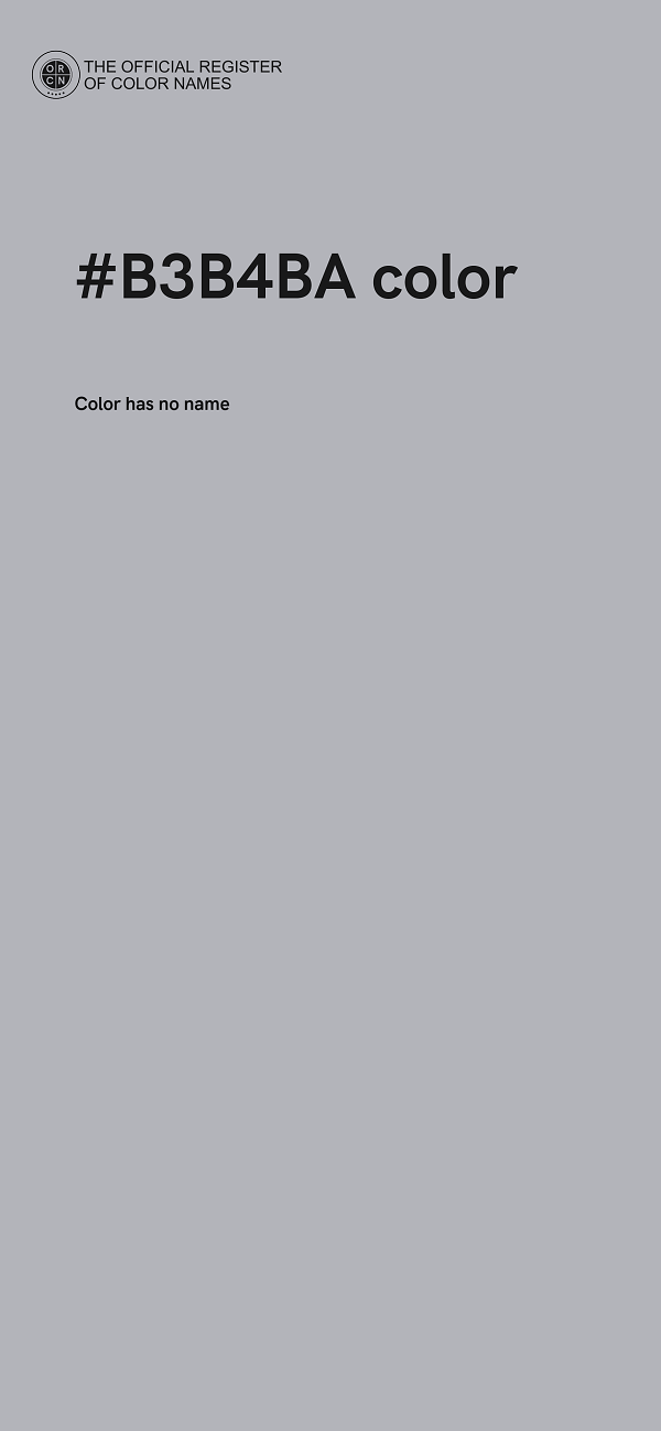#B3B4BA color image