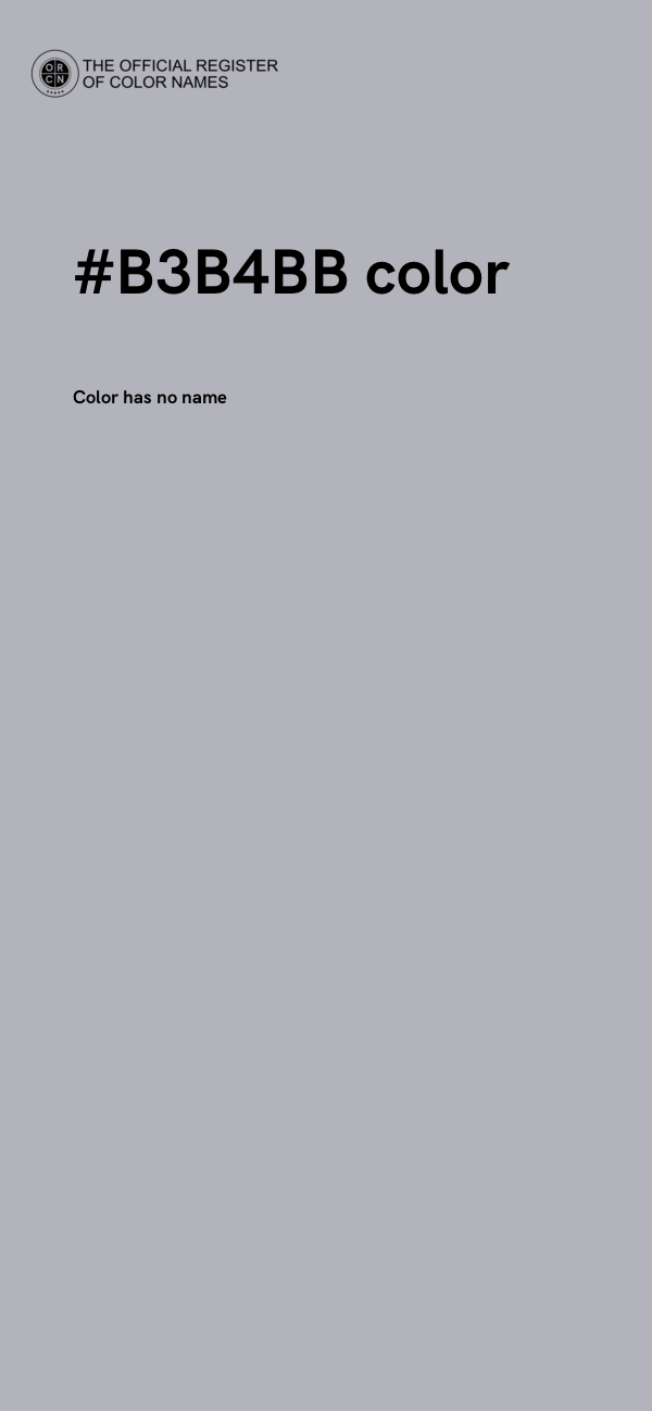#B3B4BB color image