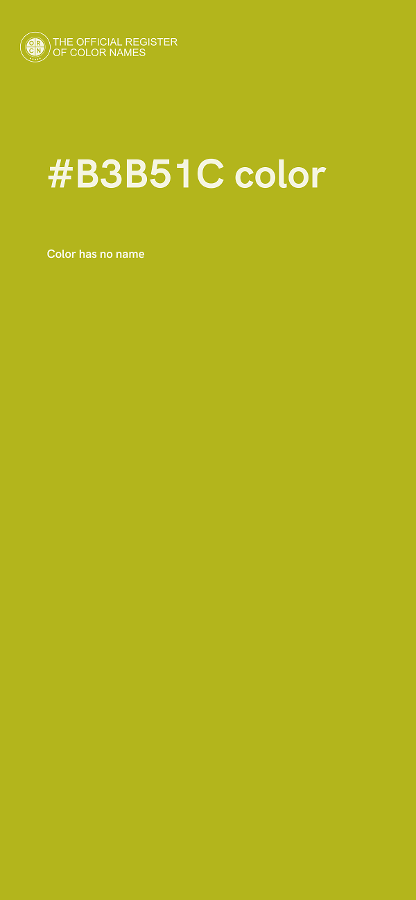 #B3B51C color image