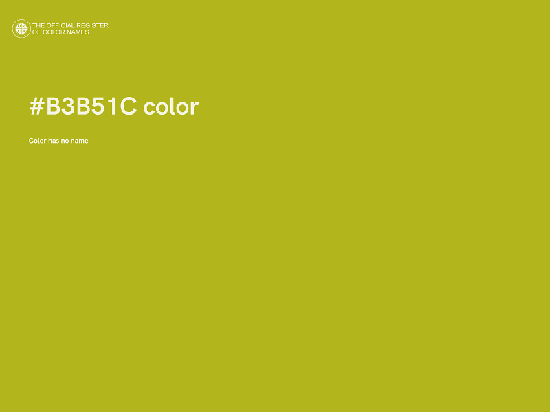 #B3B51C color image