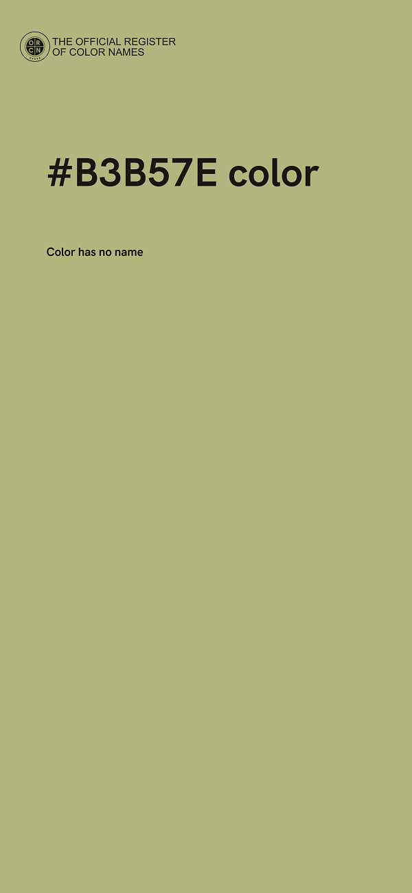#B3B57E color image