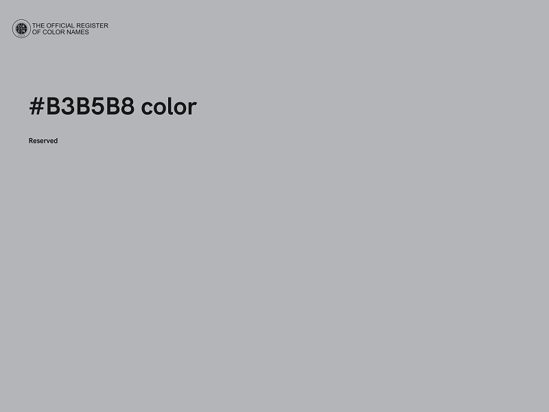 #B3B5B8 color image