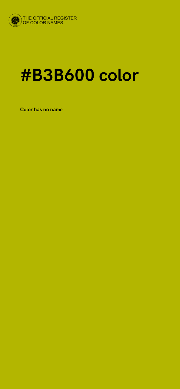#B3B600 color image