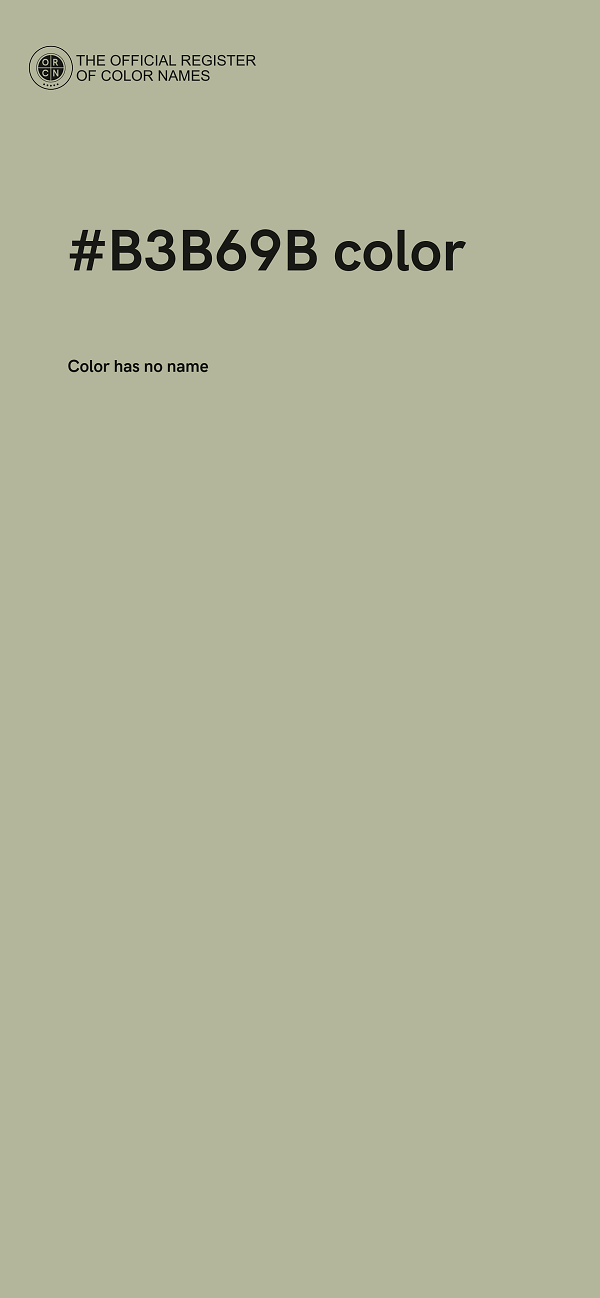 #B3B69B color image