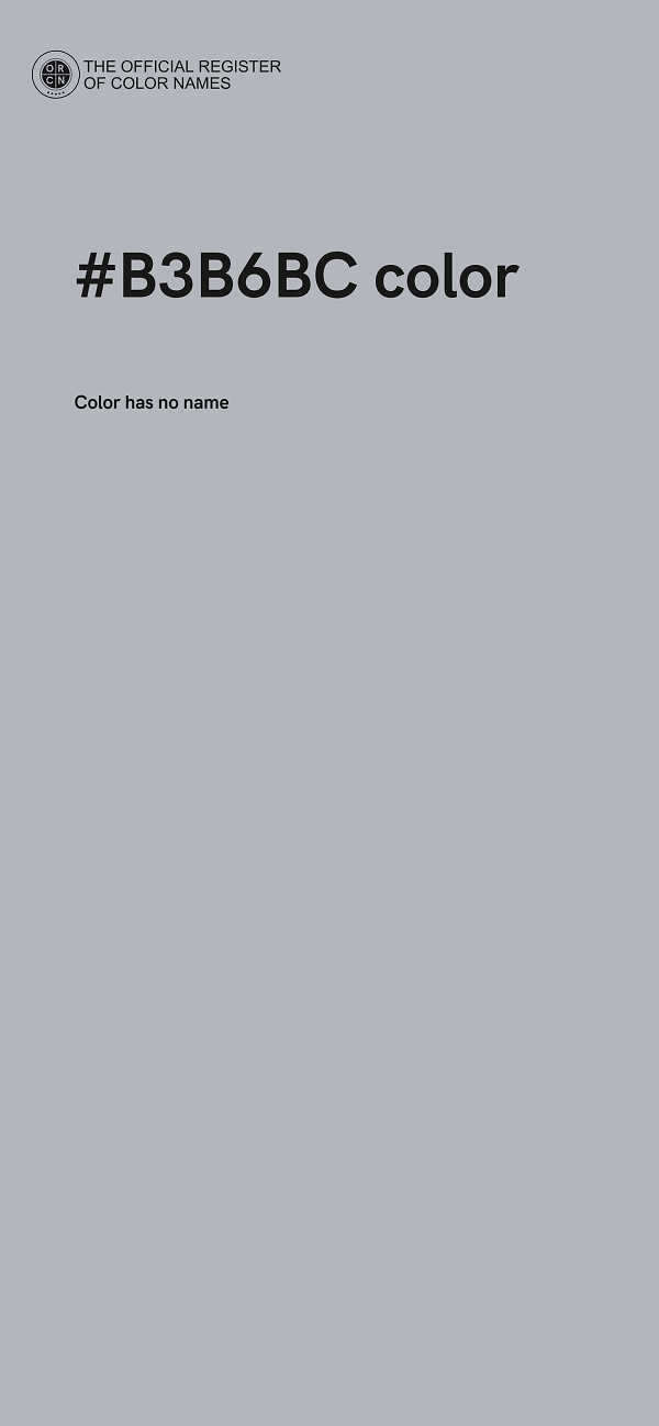 #B3B6BC color image