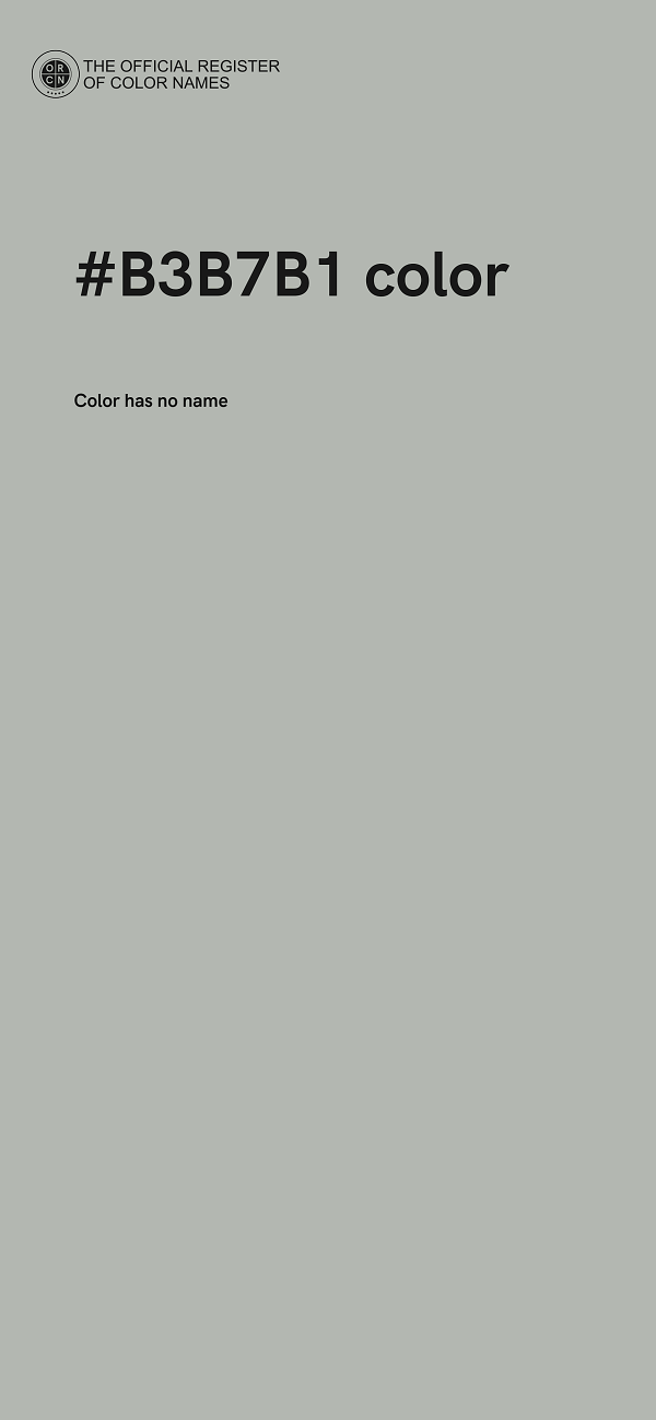 #B3B7B1 color image