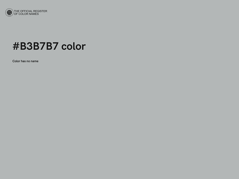 #B3B7B7 color image