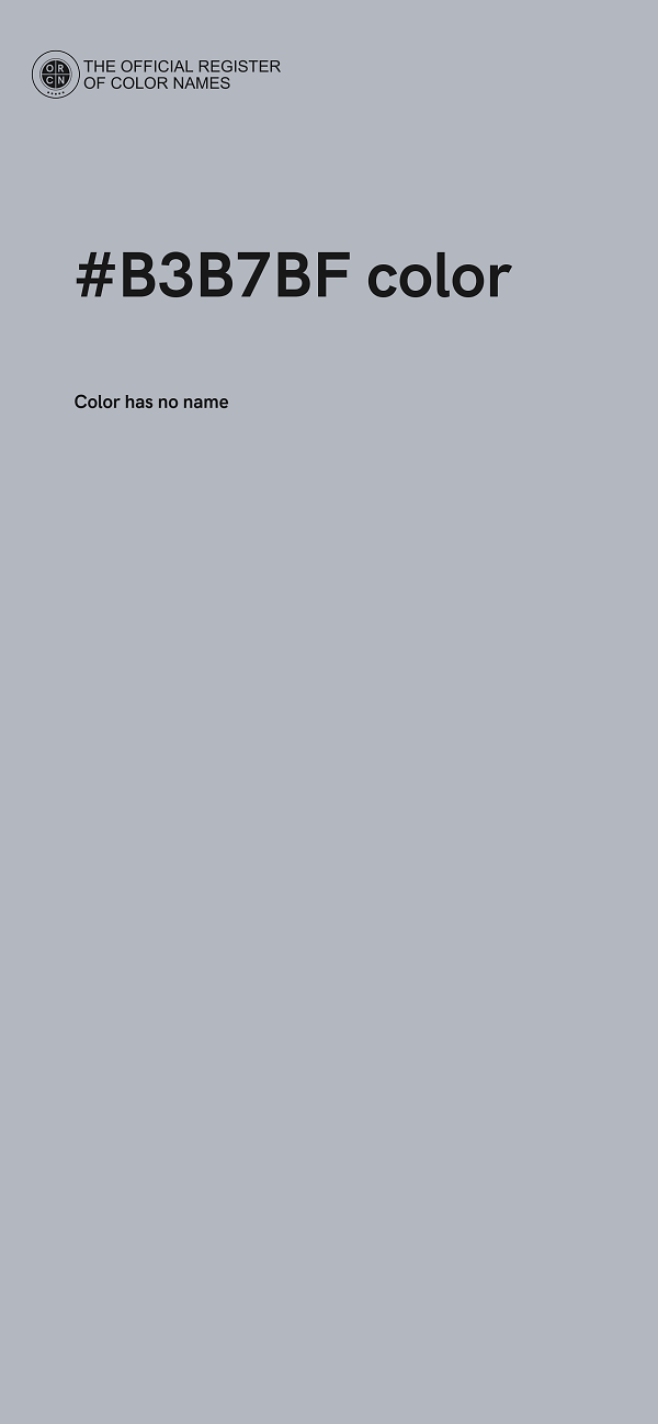 #B3B7BF color image