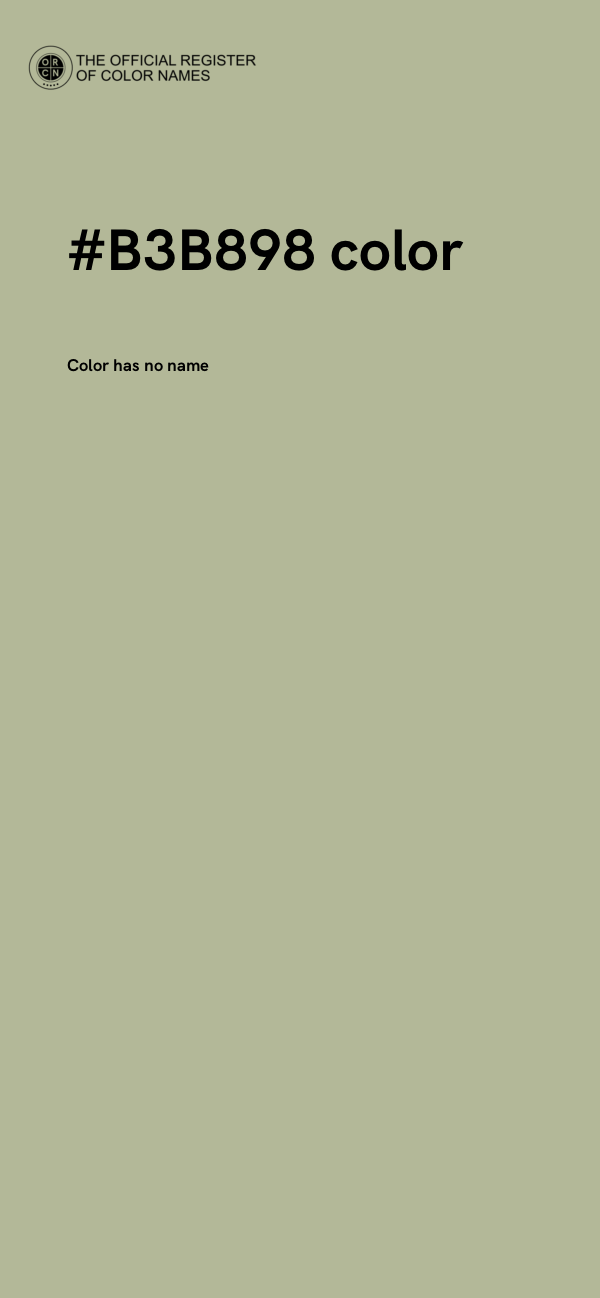 #B3B898 color image