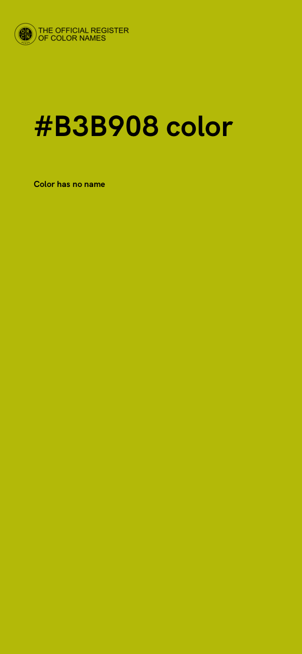 #B3B908 color image