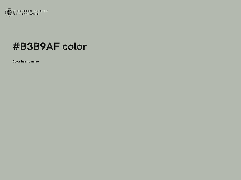 #B3B9AF color image