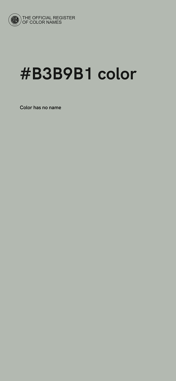 #B3B9B1 color image