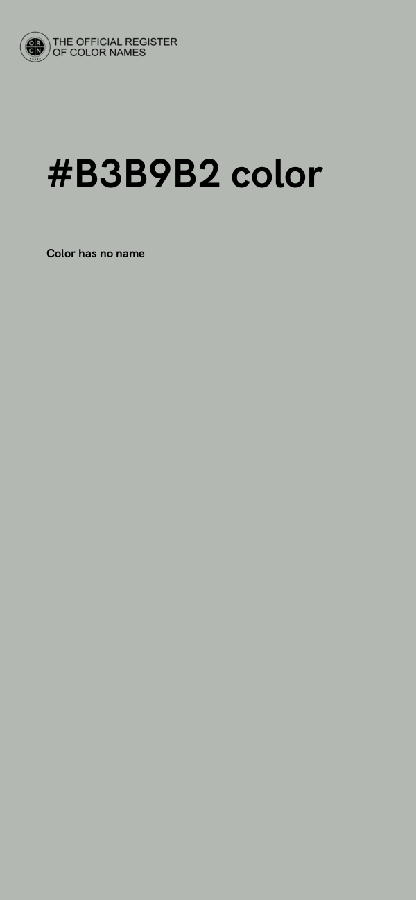 #B3B9B2 color image