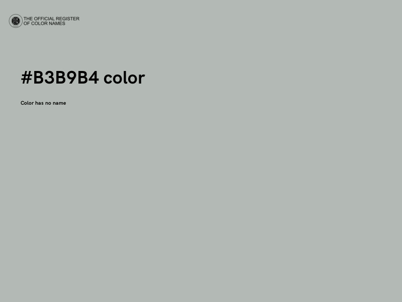 #B3B9B4 color image