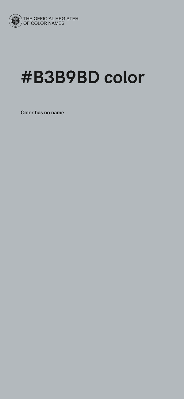 #B3B9BD color image