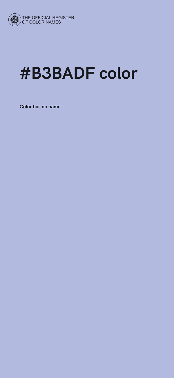 #B3BADF color image