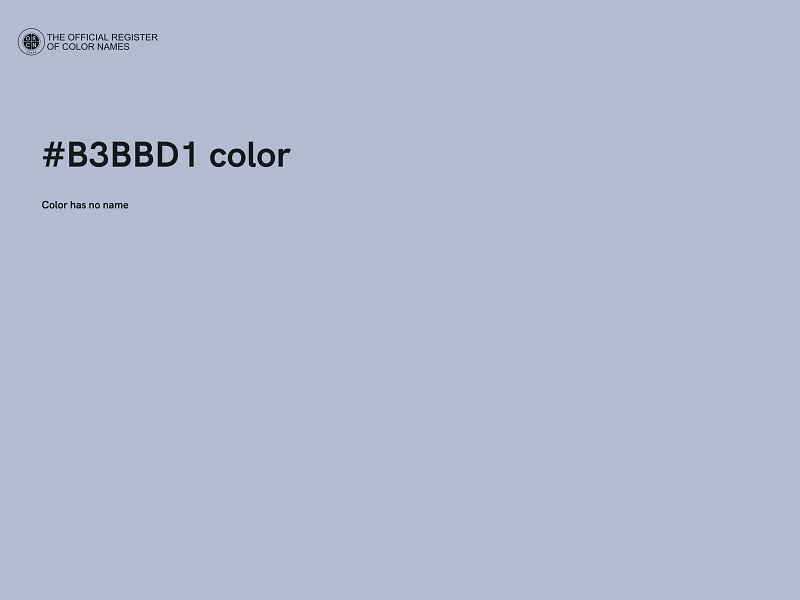 #B3BBD1 color image