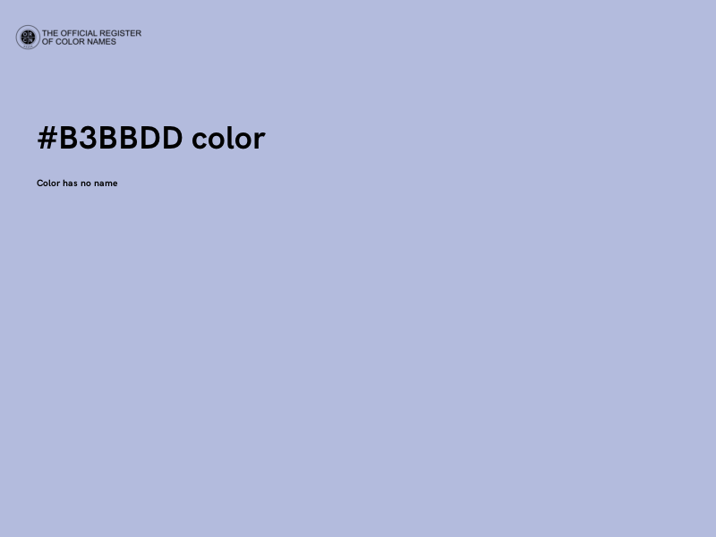 #B3BBDD color image