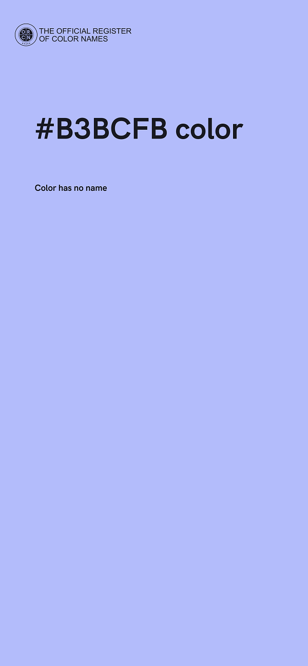 #B3BCFB color image