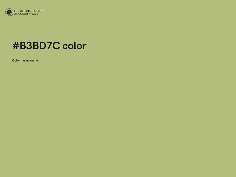 #B3BD7C color image