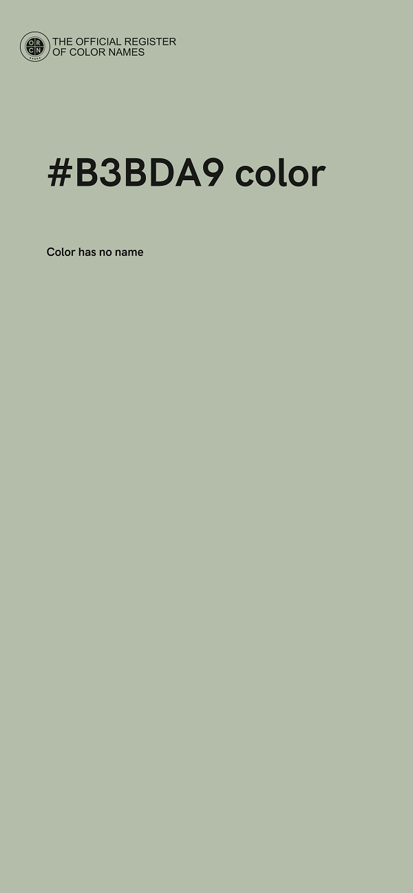 #B3BDA9 color image