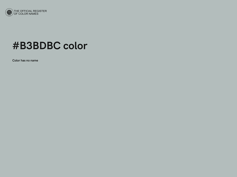 #B3BDBC color image