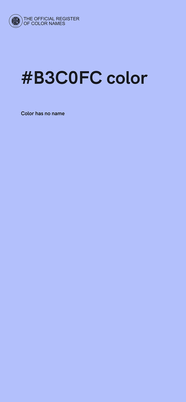 #B3C0FC color image
