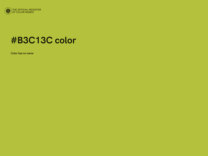 #B3C13C color image