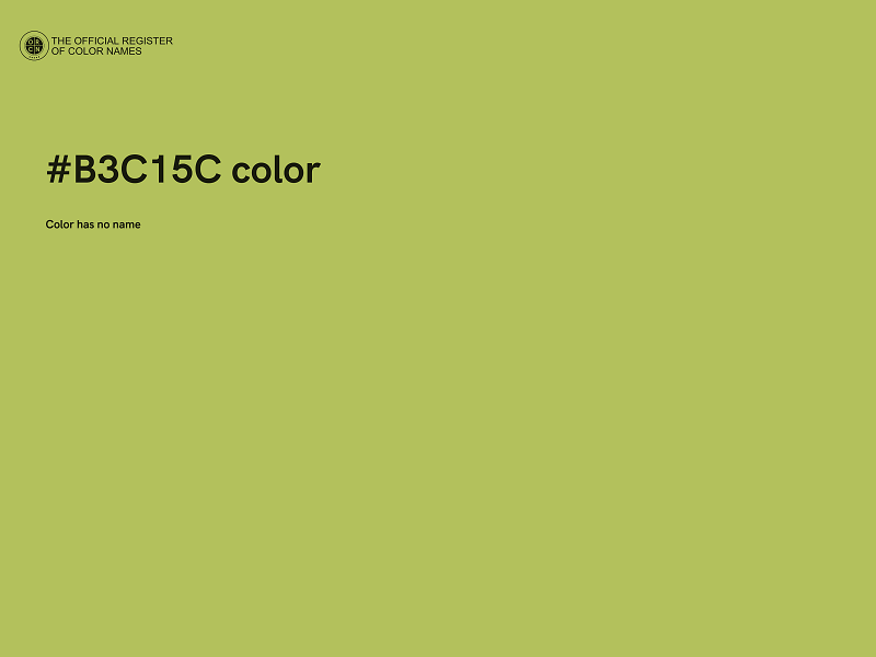 #B3C15C color image