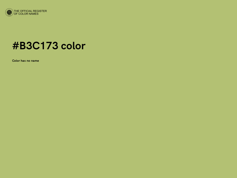 #B3C173 color image
