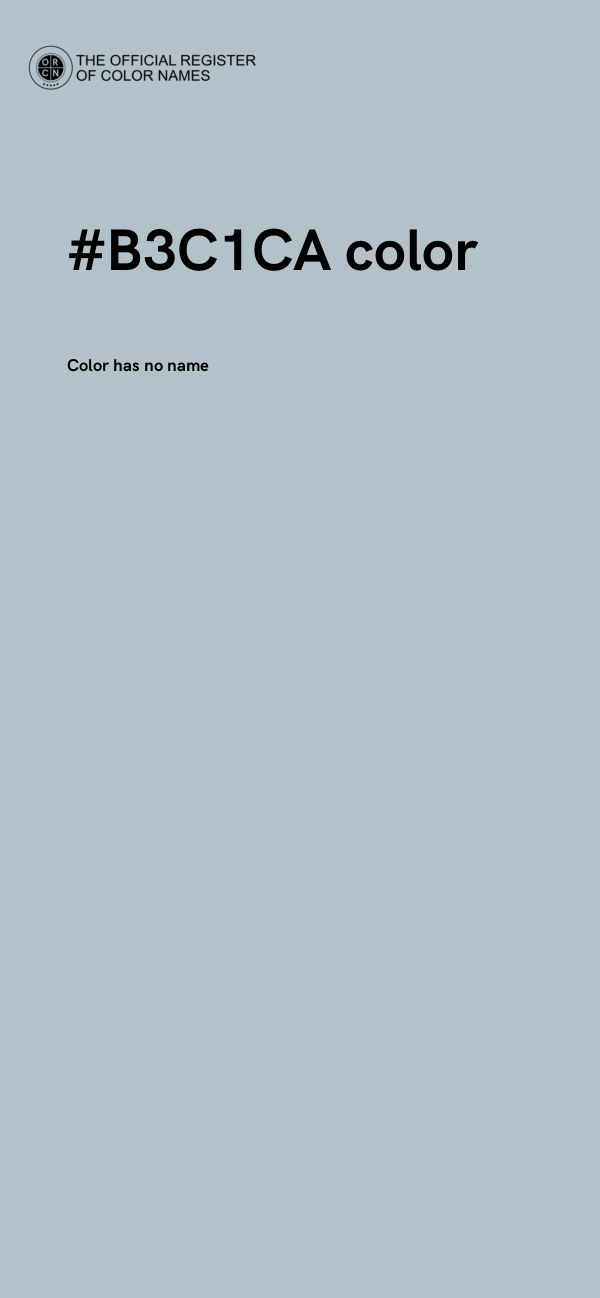 #B3C1CA color image