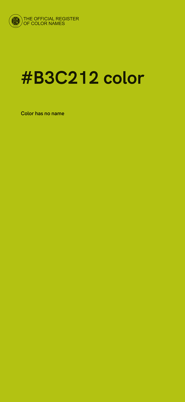 #B3C212 color image