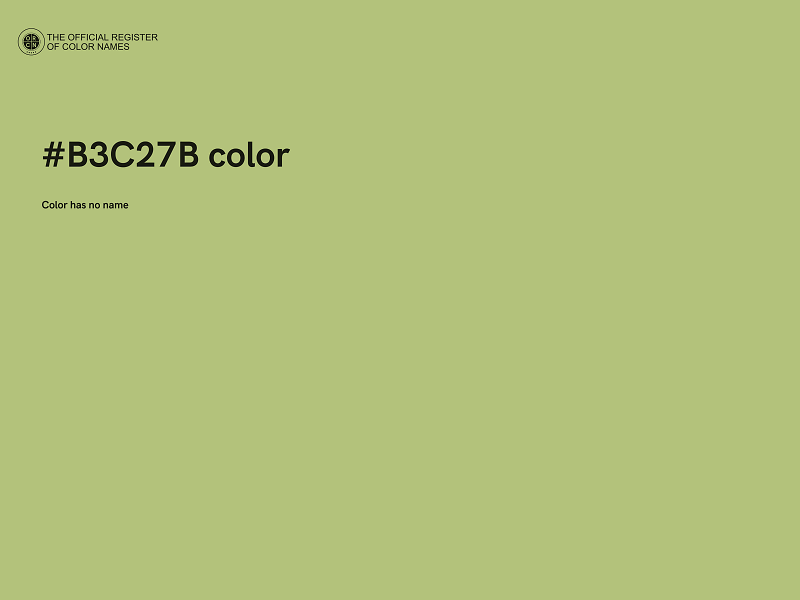 #B3C27B color image