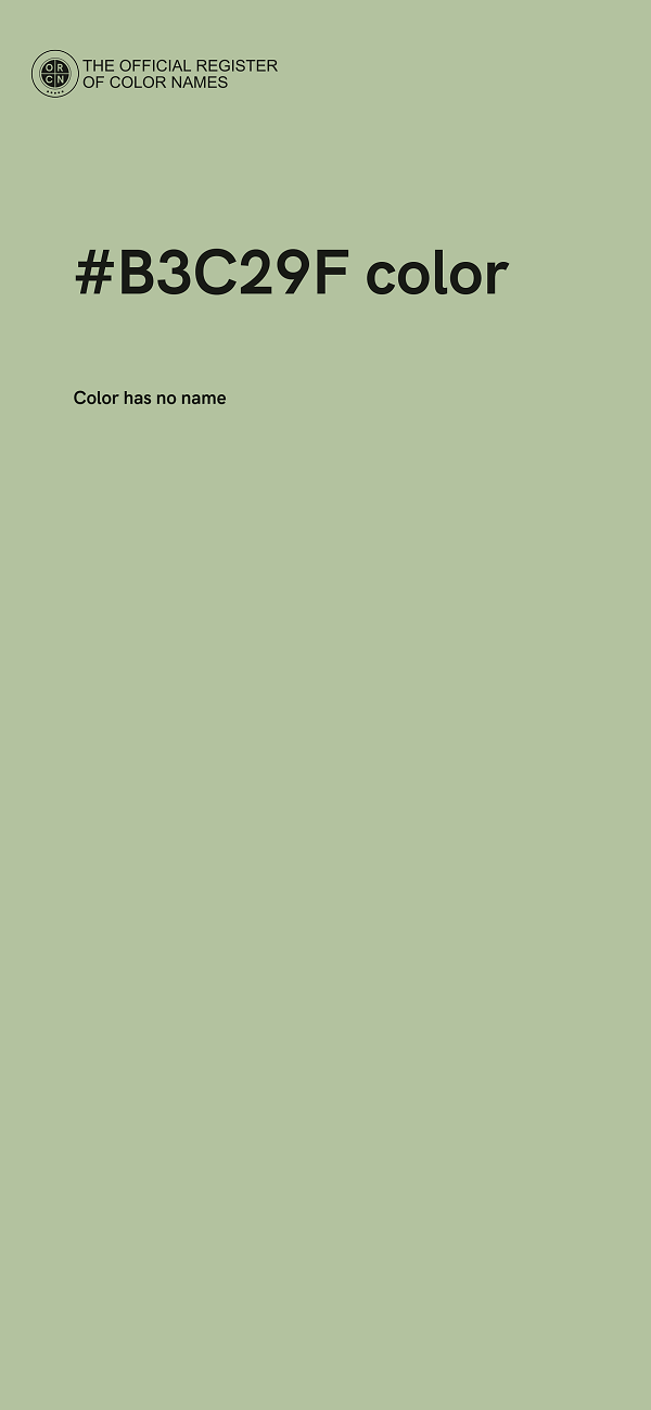 #B3C29F color image