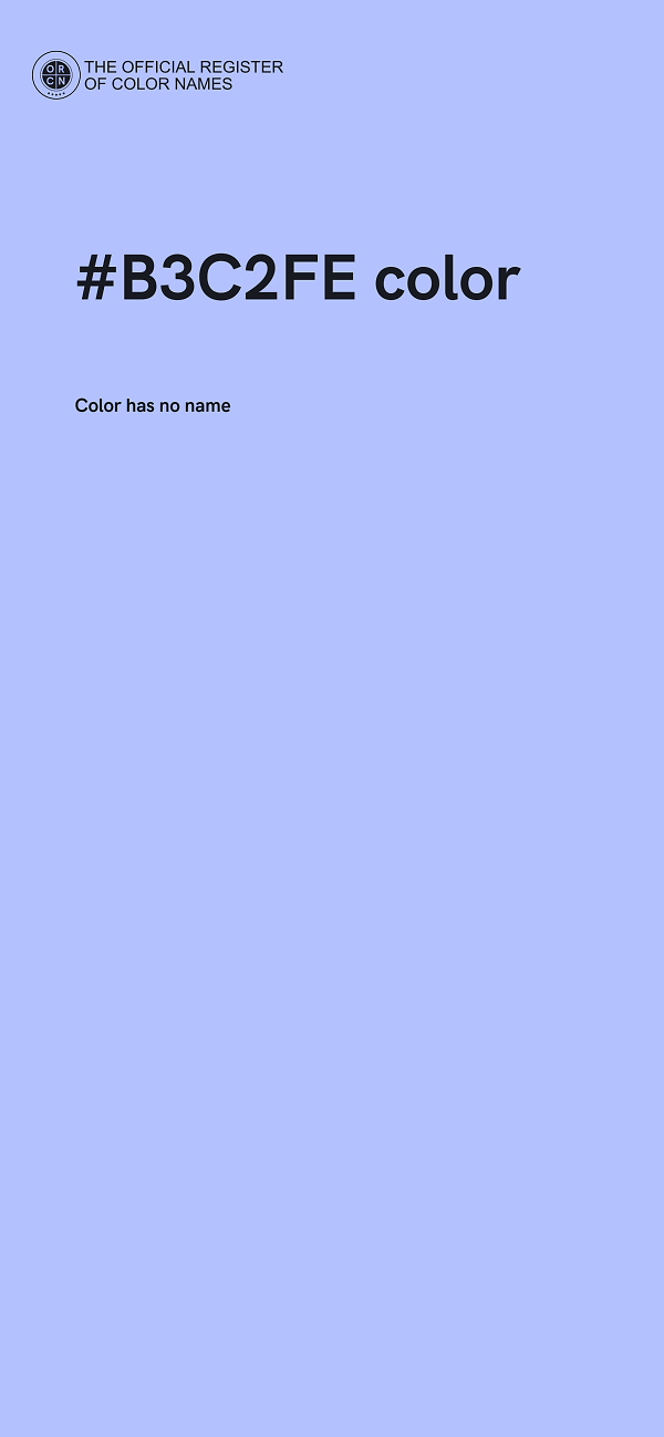 #B3C2FE color image
